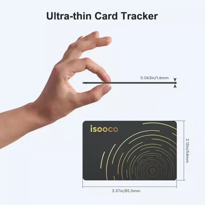 Ultra-thin Wallet Tracker GPS Locator