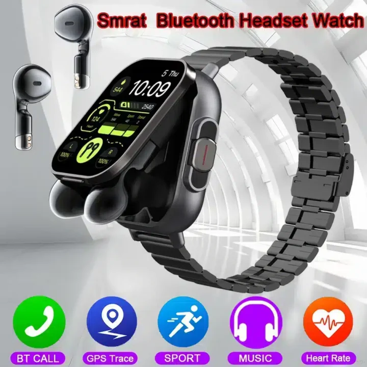 Men Watch GPS Track Heart Rate Monitor Play Music SmartWatch